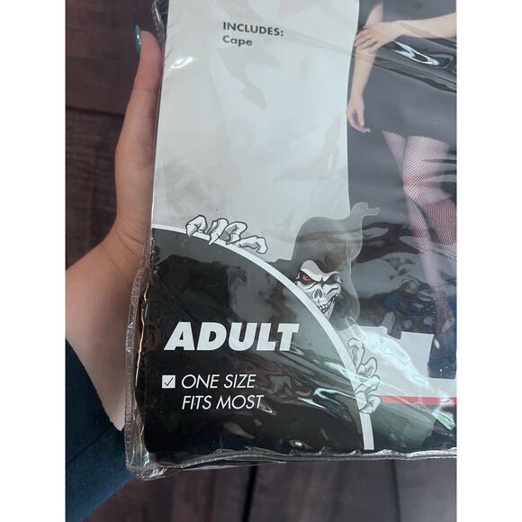 Halloween Black Cape SPIRIT One Size - Picture 4 of 4